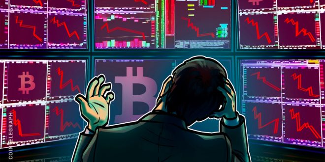 Bitcoin price risks $29K 'nosedive' as Wall Street opens with fresh losses