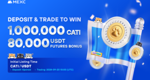 MEXC First to Launch CATI Spot and Futures trading. Share a Prize Pool of 1,000,000 CATI and 80,000 USDT in Futures Bonuses!