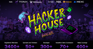 PTON Hacker House Bangkok Draws 300+ Global Developers and 70+ Demo Submissions, Highlight the TON Ecosystem at Devcon Thailand, Powered by TONXR